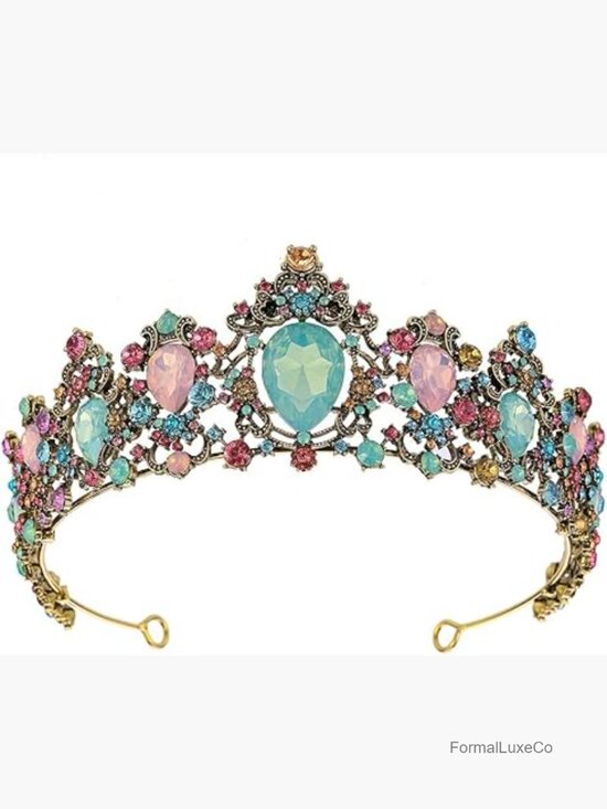 Crystal Tiara Crown Wedding Bridal Headpiece Rhinestone Hair Accessories main image 6